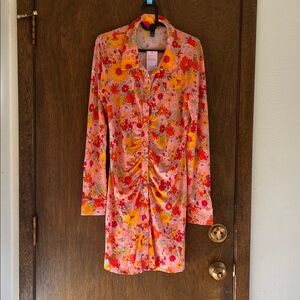 Wild fable polyester retro 70’s 90’s style dress!